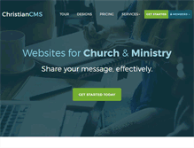 Tablet Screenshot of christiancms.com
